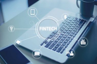 Fntech simgesi ve şeylerin Internet