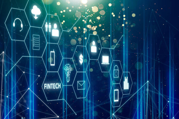 Икона финтеха и интернет вещей
 