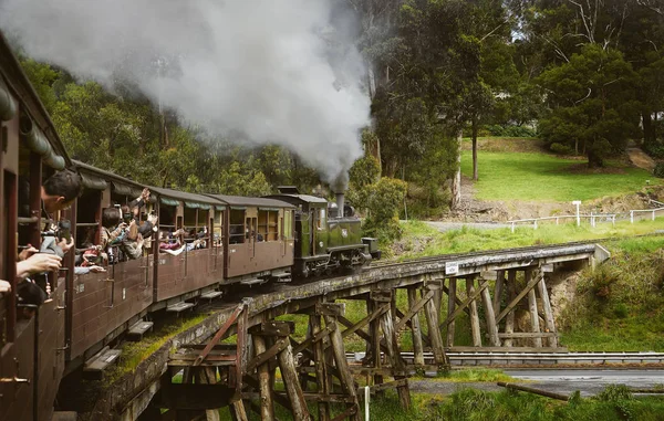 Train à vapeur vintage — Photo