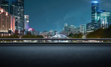 Melbourne şehir manzarası gökyüzü gece manzarası