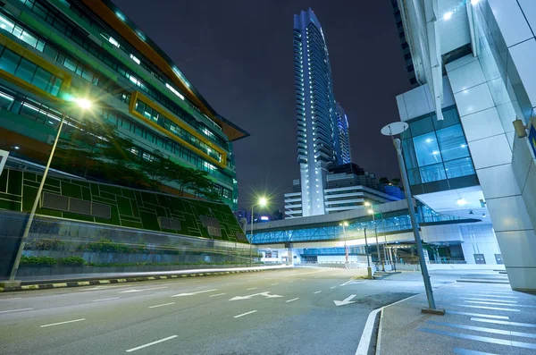 Calle vista urbana en Kuala Lumpur — Foto de Stock