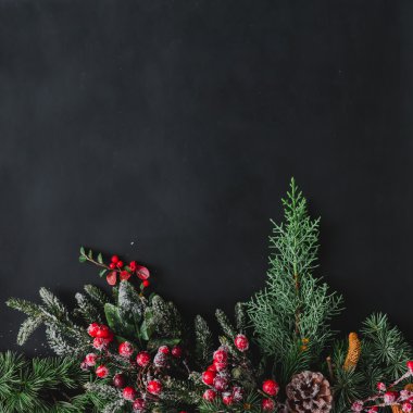 Kopya alanı olan noel arkaplanı