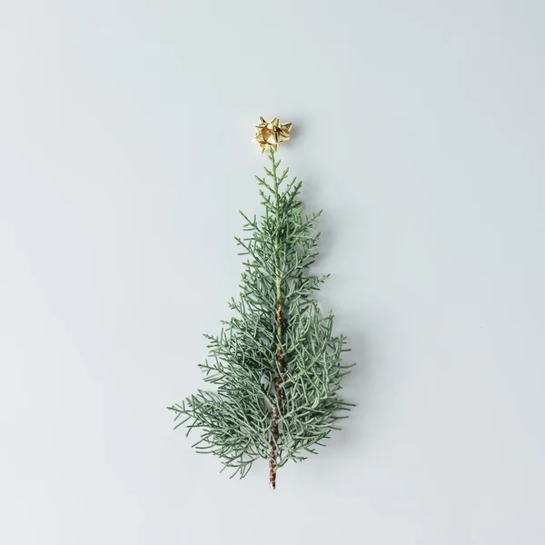 Árvore de Natal minimalista — Fotografia de Stock