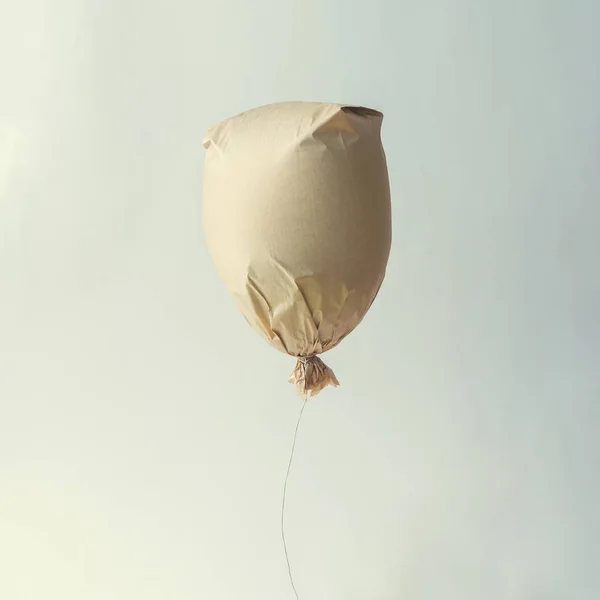 Paper bag balloon — Stock Photo, Image