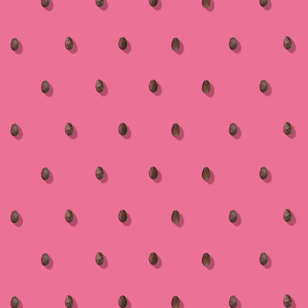 Watermelon seeds pink pattern. — Stock Photo, Image