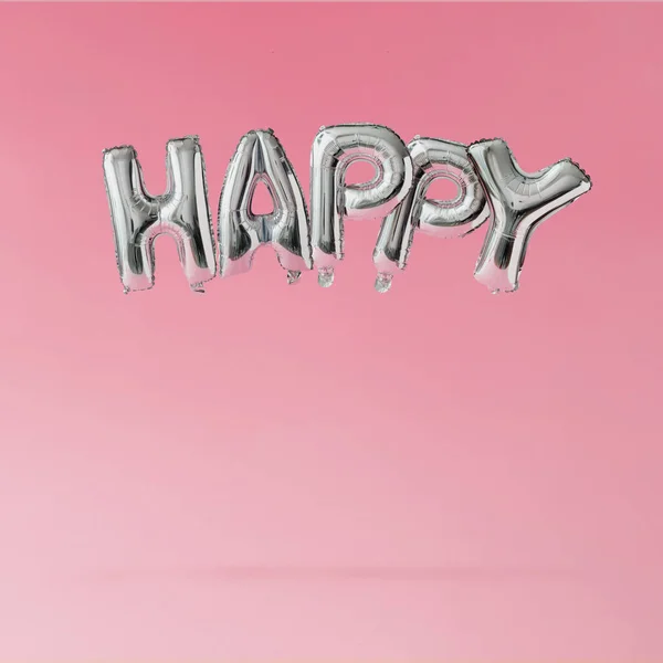 Balloons in form of word Happy — Stock Photo, Image