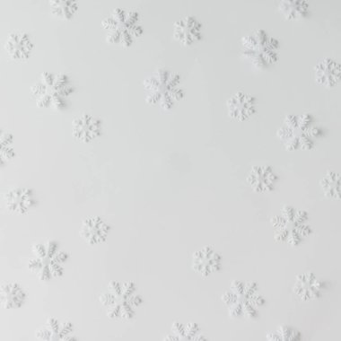 Kış snowflakes desen
