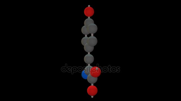 L-tyrosine - Amino Acids — Stock Video