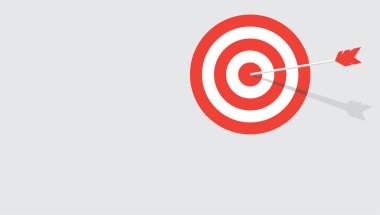 Düz hedef arka plan