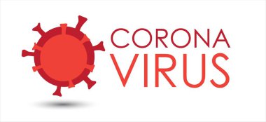 Coronavirus hastalığı COVID-19 enfeksiyonu tıbbi olarak izole edildi. Patojen solunum gribi covid virüs hücreleri. Vektör illüstrasyon pankartı EPS10