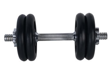 Beyaz üzerine siyah halter