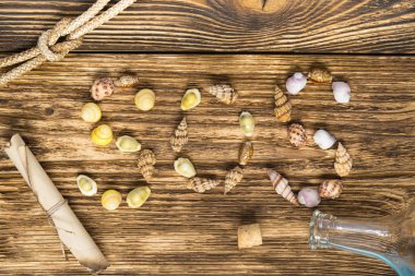 eski ahşap arka plan kelime ile sos