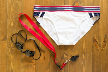 Yüzme masayı, eğitim için ıslık