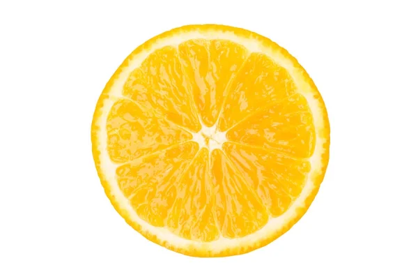 Beautiful Piece Orange Citrus Fruit Isolated White Royalty Free Stock Images