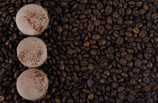 Kaffee Kekse Mit Gebratener Arabica — Stockfoto
