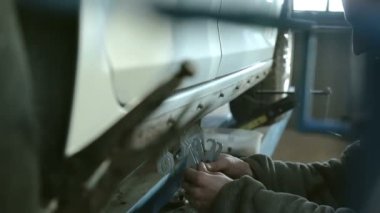 Otomatik vücut onarım. Araba kaza