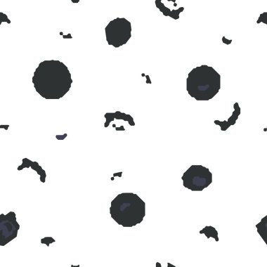 desen nokta siyah ve mor soyut