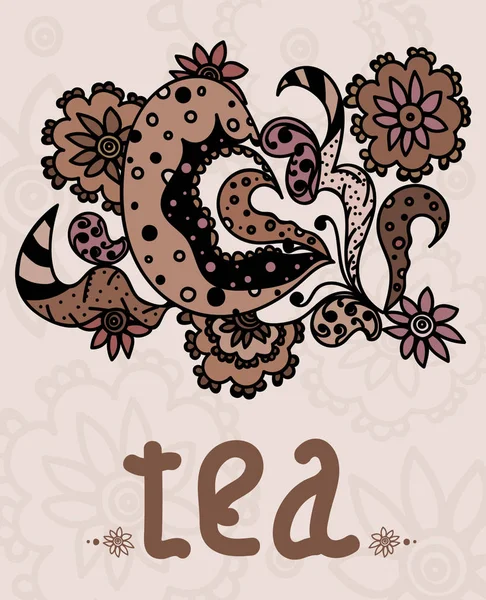 Чай аксесуарів — стоковий вектор