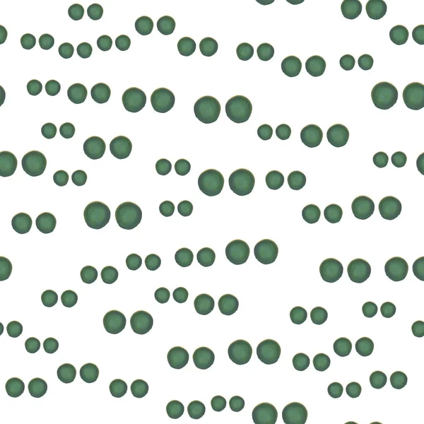 Abstract Pattern of are green dots — Stock Vector