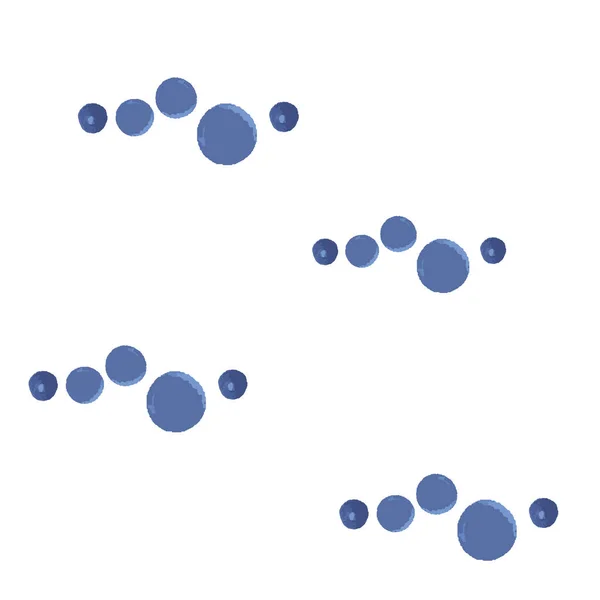 Abstraktní Bezešvé Vzor Modré Barvy Figurky Kvůli Tvému Návrhu Vektor — Stockový vektor