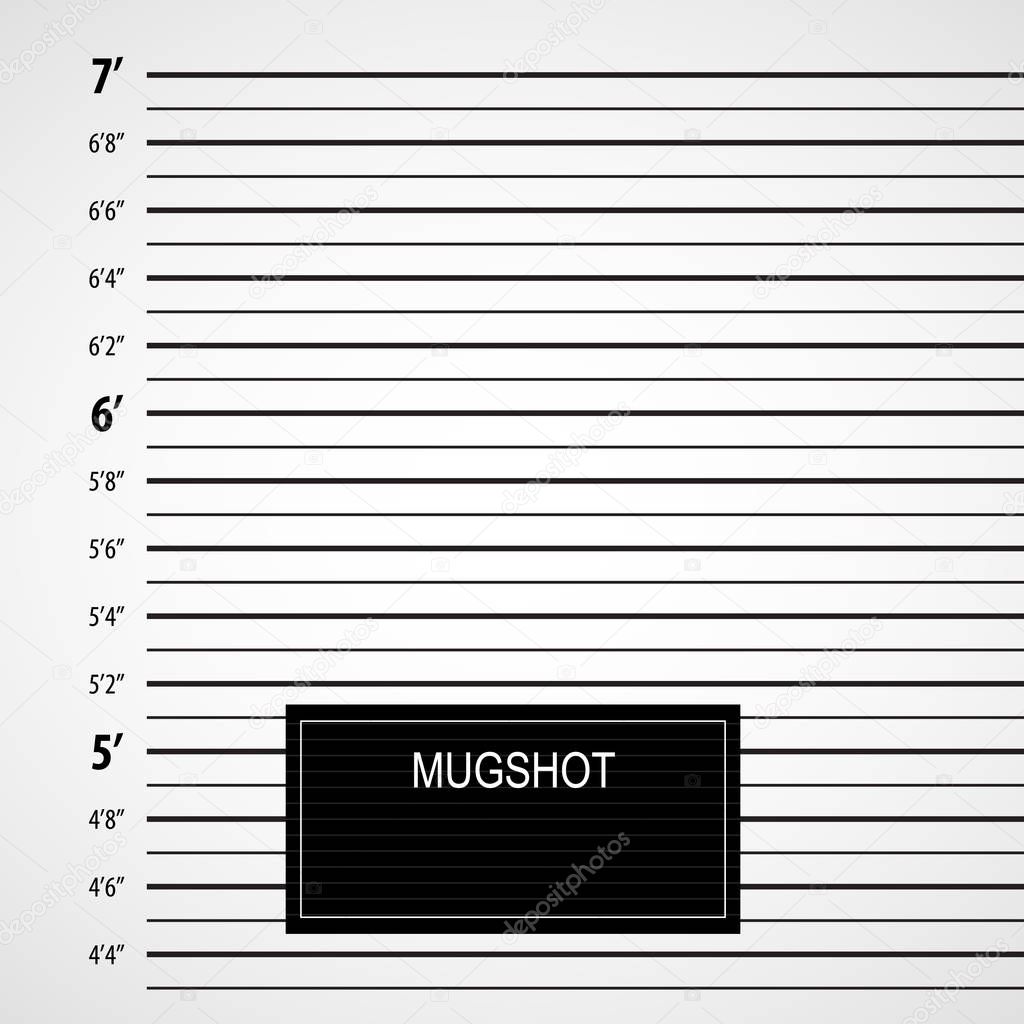 Mugshot Background - Police Lineup Or Mugshot Background Stock Photo ...