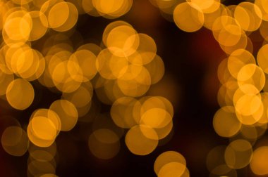 Altın soyut bokeh arka plan için ışıkları