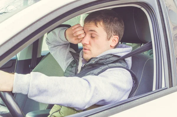 Furious and reckless driver. Danger driving concept — Stock Photo, Image