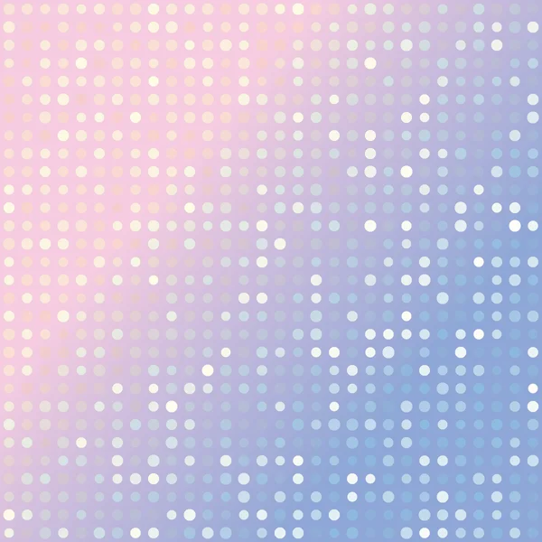 Bleu sérénité et rose rose quartz dégradé fond de multiples points . — Image vectorielle
