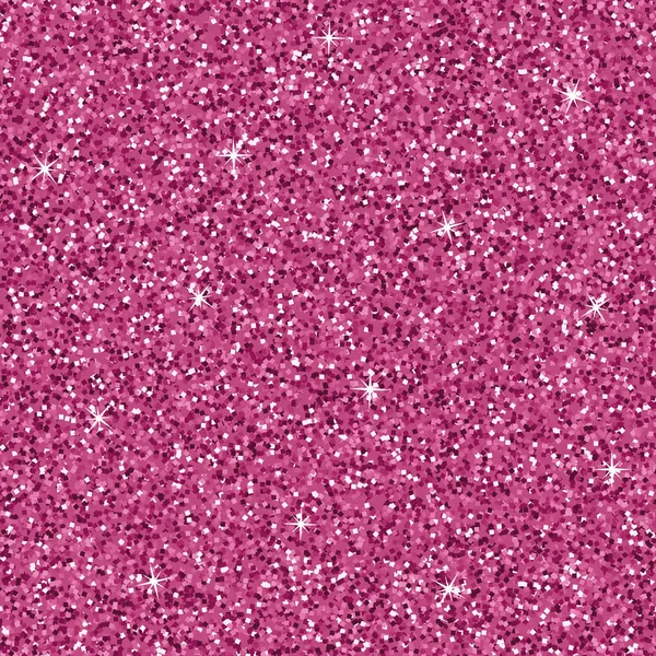 Απρόσκοπτη ματζέντα ροζ glitter υφή. Shimmer φόντο. — Διανυσματικό Αρχείο
