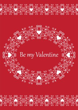 Sevgililer Günü kartı.