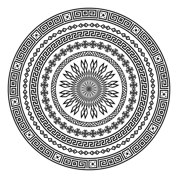 Кругла декоративна форма вектора ізольована на білому . — стоковий вектор