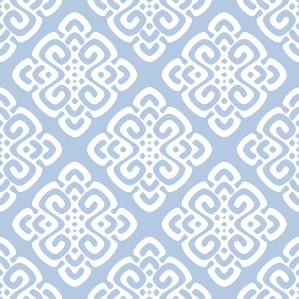 Beyaz ve mavi Şam desen vektör çizim