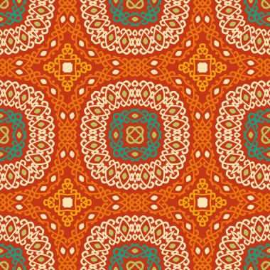 Renkli kabile etnik seamless modeli.