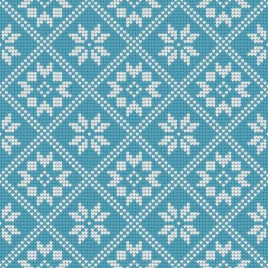 Geleneksel İskandinav desen. Nordic etnik Dikişsiz örgü arka plan