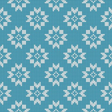 Geleneksel İskandinav desen. Nordic etnik Dikişsiz örgü arka plan