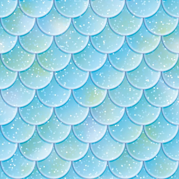 Glitter balık sorunsuz model ölçekler. Mermaid kuyruk doku. Vektör çizim