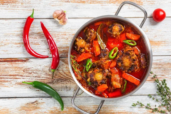 Rabo de toro or oxtail stew — Stock Image Rabo de toro or oxtail stew Royalty Free Stock Photos