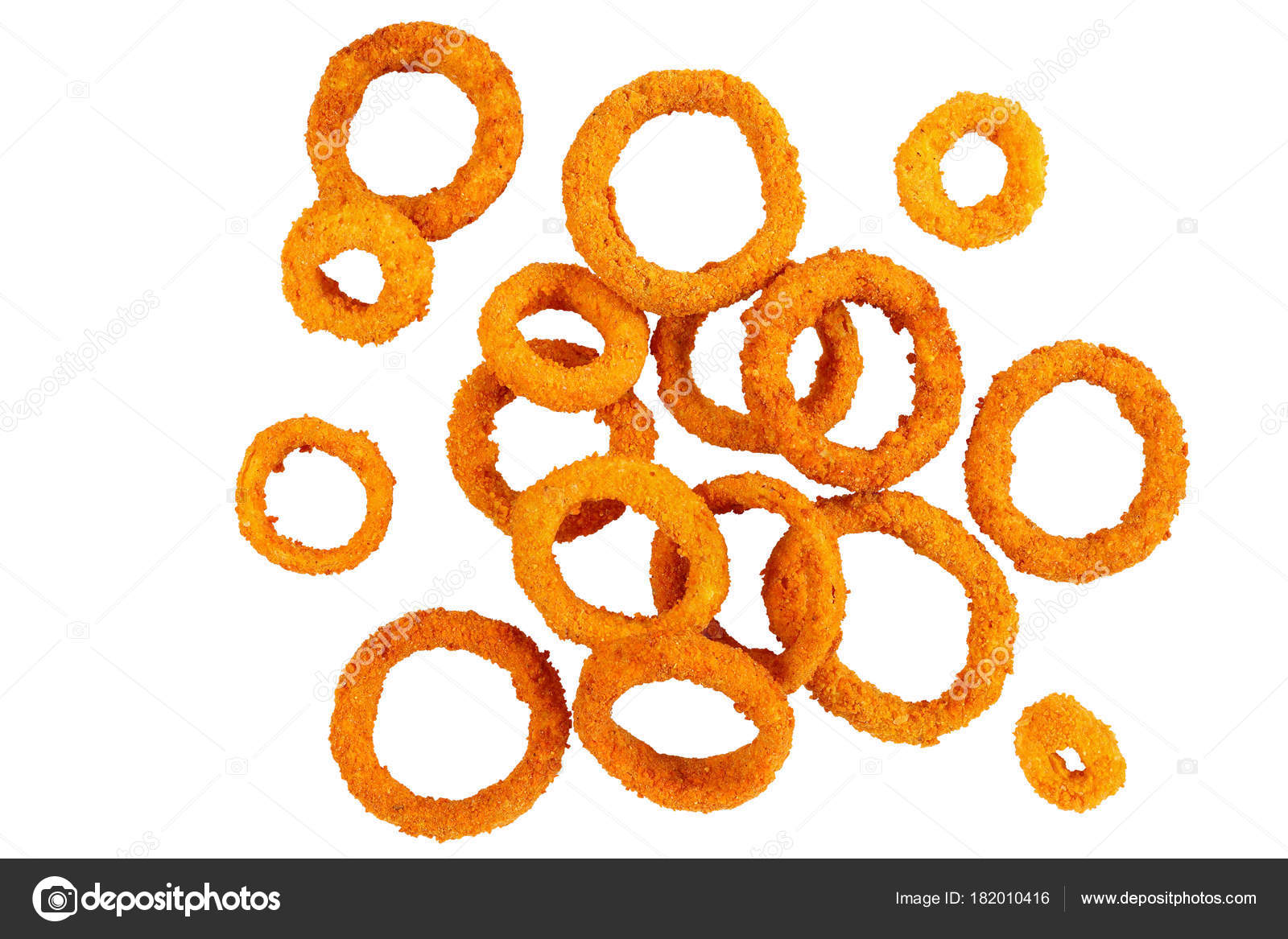 Onion Rings Fast Food Realistic Hand Stock Vector (Royalty Free) 1558668653  | Shutterstock