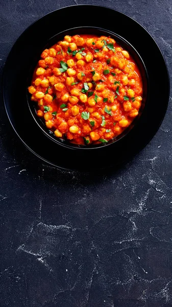 Punjabi Chole Masala Chana Masala Con Especias Garam Masala Salsa — Foto de Stock