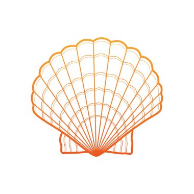 İzole seashell logosu