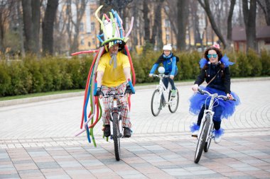 Kiev Merkezi bisikletle Freaks