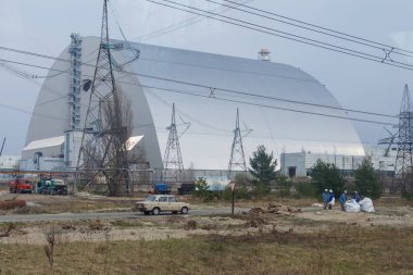 Çernobil bölgesi için tur tuşuna basın