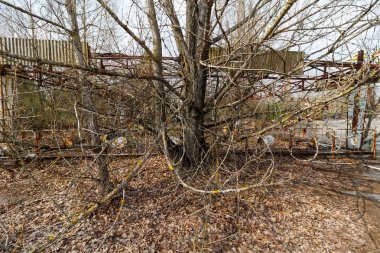 Çernobil bölgesi için tur tuşuna basın