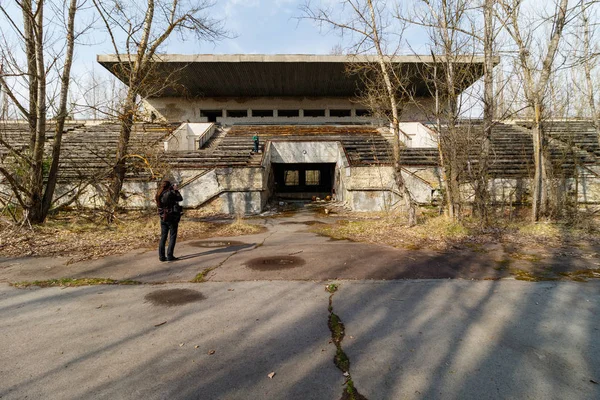 Visite de presse à Tchernobyl Zone — Photo