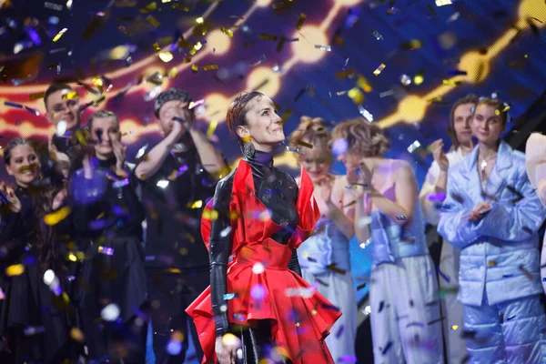 Kyiv Ukrayna Şubat 2020 Kateryna Pavlenko Ukrayna Eurovision 2020 Şarkı — Stok fotoğraf