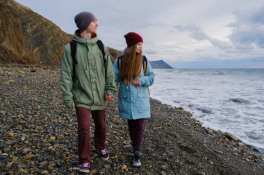 kıyı yürüme Çift