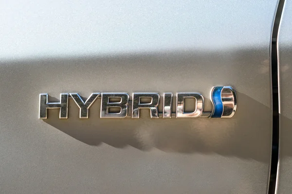 Toyota hybrid logo — Stock Photo, Image