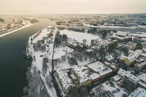 Winter in Kaunas, Litauen — Stockfoto