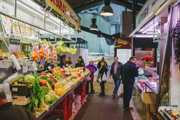Ринок Бокерія в Барселоні, Іспанія — стокове фото