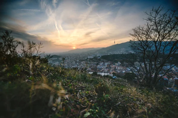 Vista panorâmica de Barcelona — Fotografia de Stock